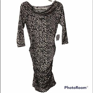 COPY - NWT Jennifer Lopez Cheetah print body con dress XS